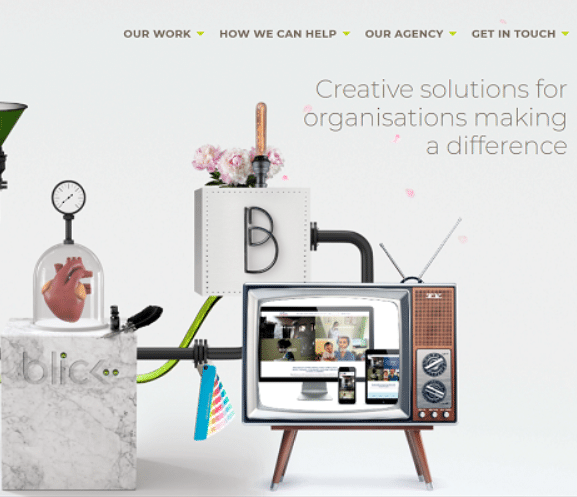 Blick Creative website copy